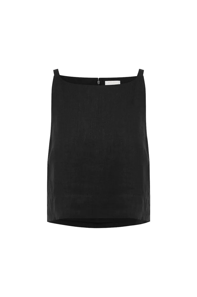 JORDAN CROP TOP - BLACK sold by Posse product image thumbnail 5