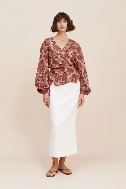 JOSLIN WRAP TOP sold by Posse