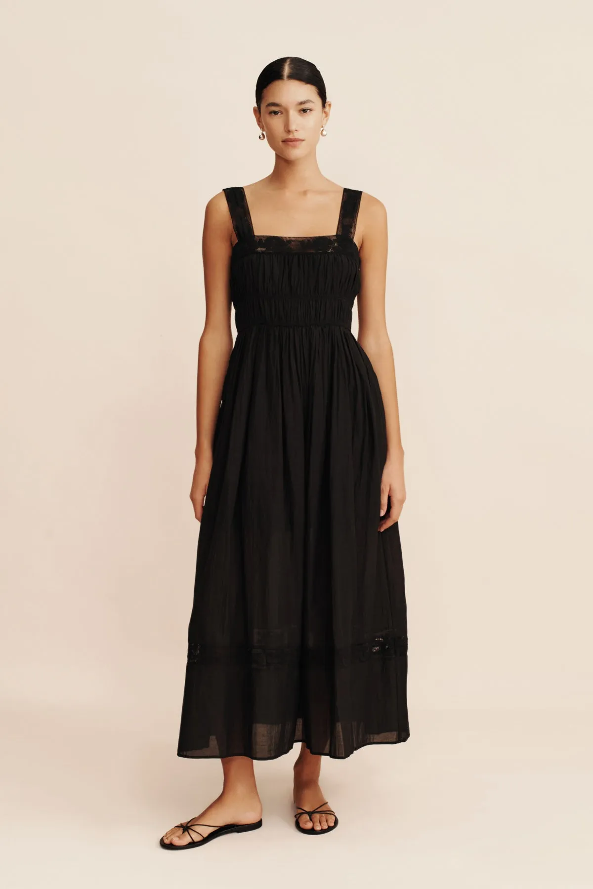 LILLIAN DRESS - BLACK sold by Posse