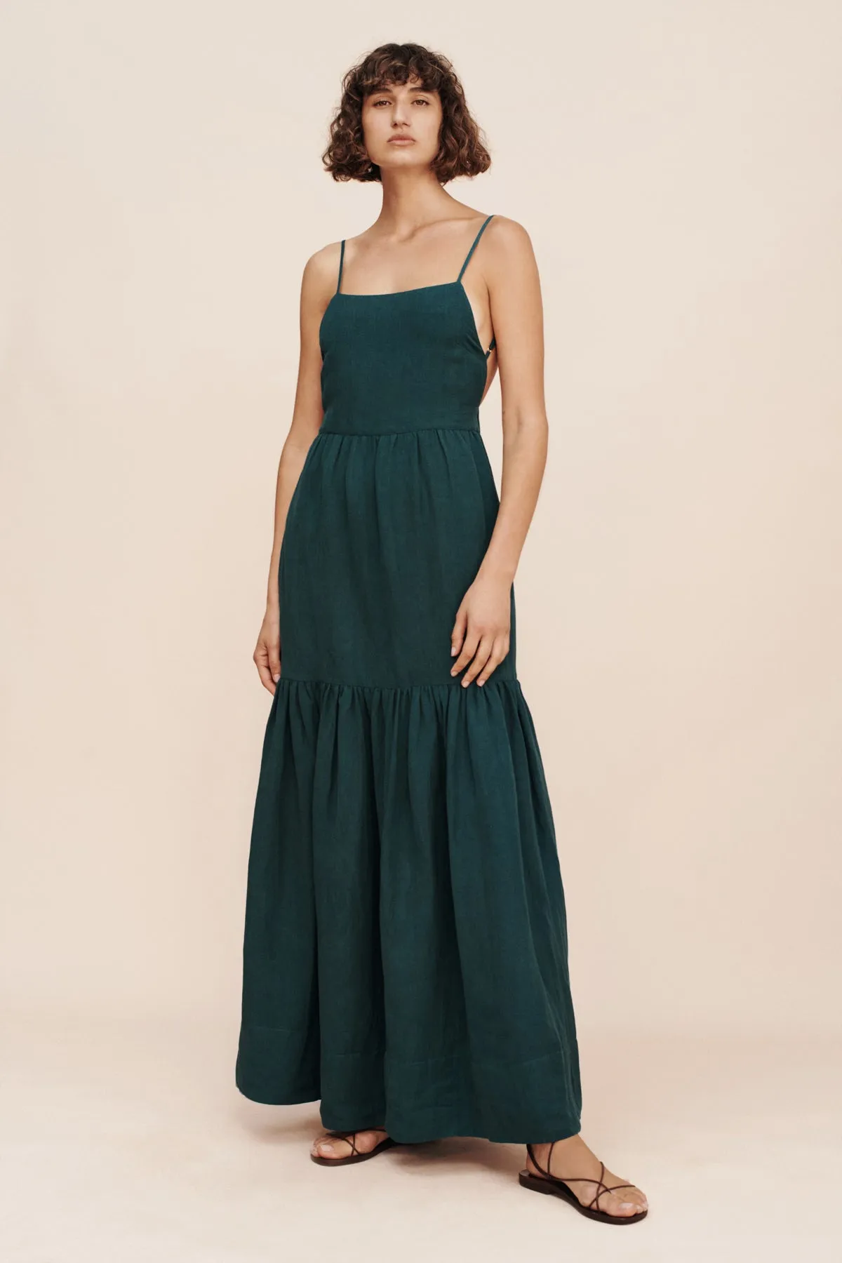 ELLIE DRESS - EVERGREEN sold by Posse product image thumbnail 4