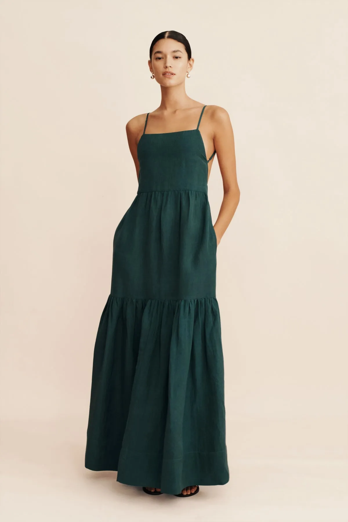 ELLIE DRESS - EVERGREEN sold by Posse