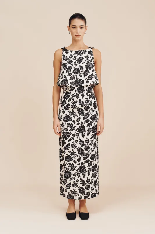 ROMEO TOP - NOIR BLOOM sold by Posse