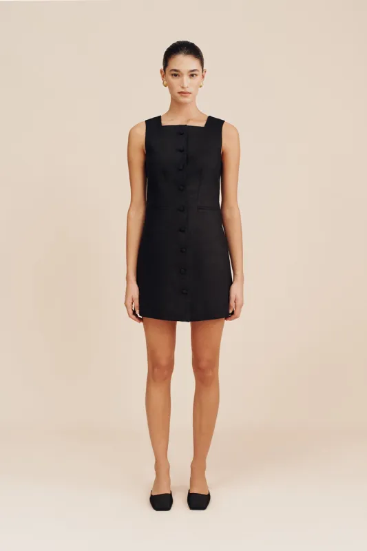 ALICE MINI DRESS - CHOCOLATE | Parallel