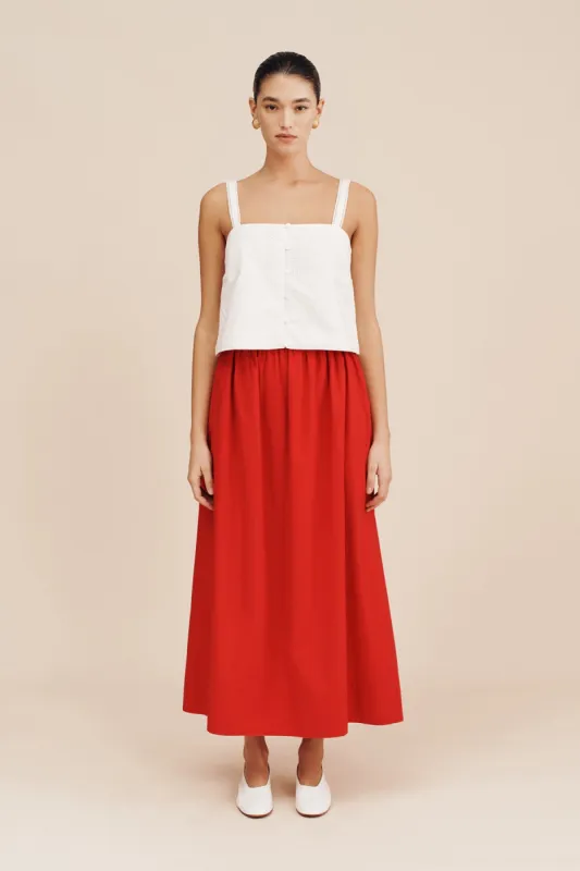 BERYL CAMI - VINTAGE WHITE sold by Posse