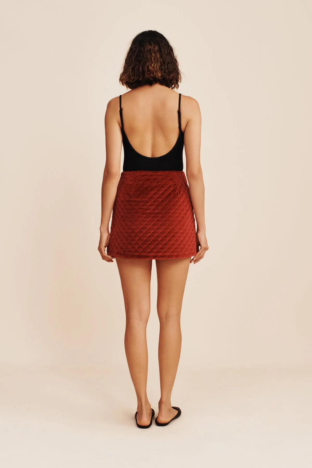 ROMEO MINI SKIRT - RED VELVET sold by Posse product image thumbnail 4