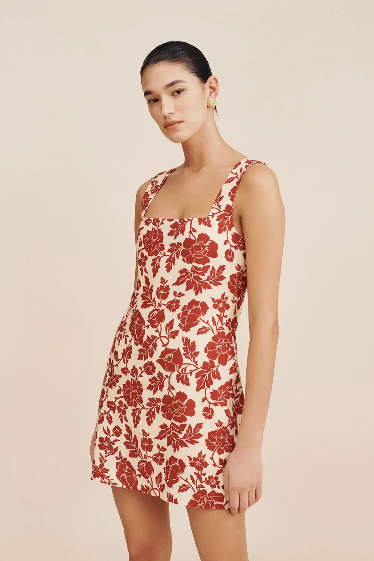 ALICE MINI DRESS - SCARLET BLOOM sold by Posse product image thumbnail 3