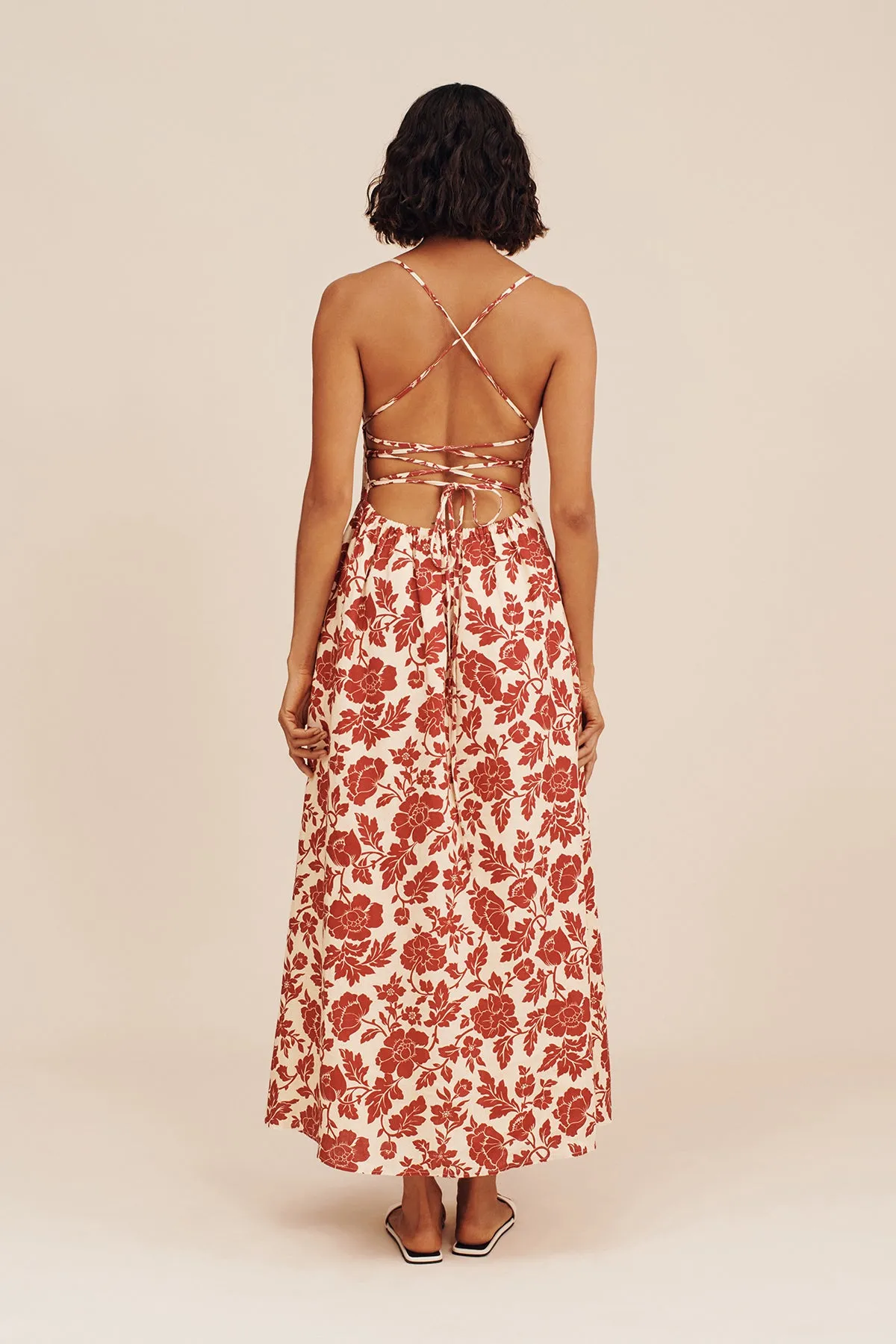 LORI DRESS - SCARLET BLOOM sold by Posse product image thumbnail 5