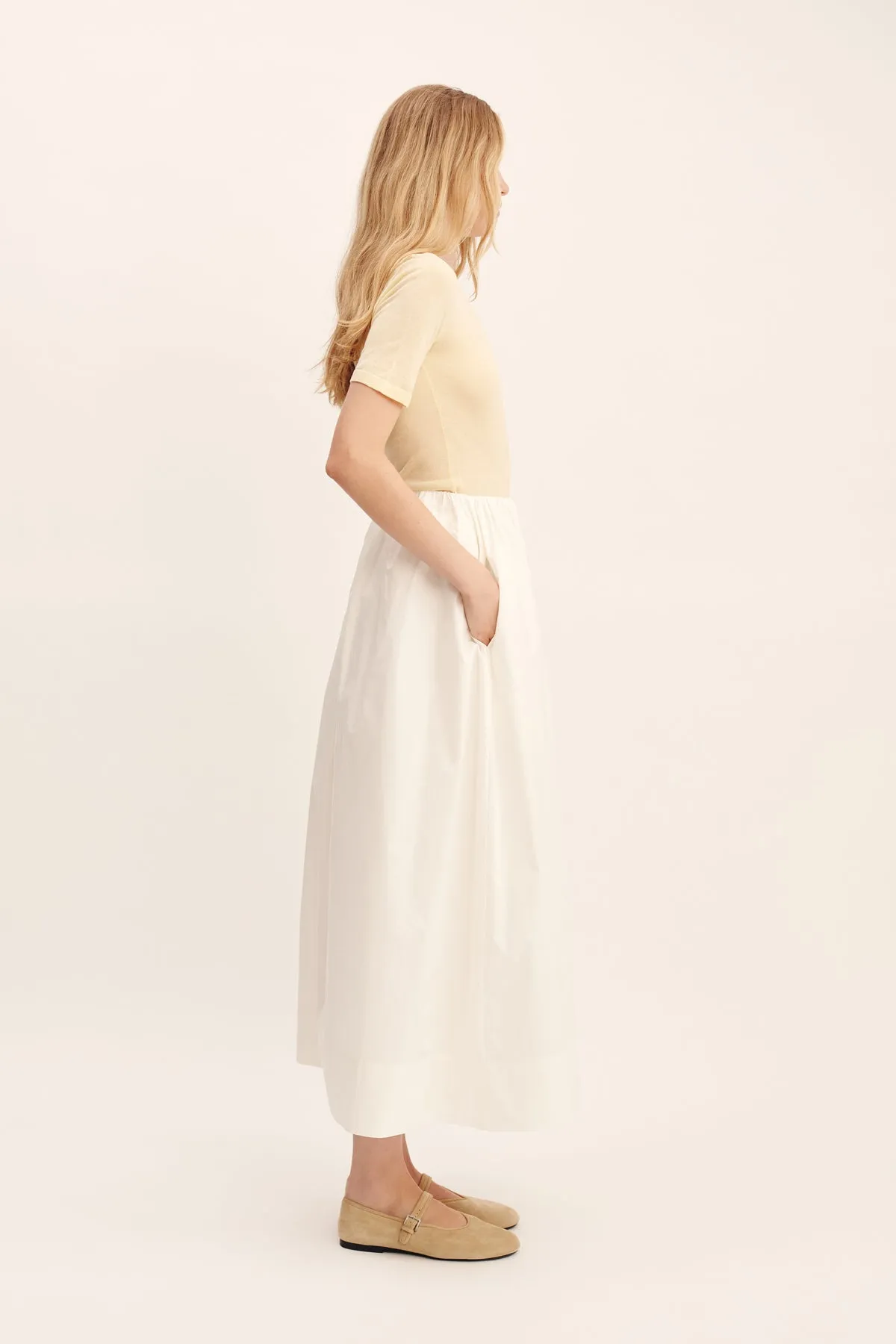 LUCAS SKIRT - CREAM sold by Posse product image thumbnail 4
