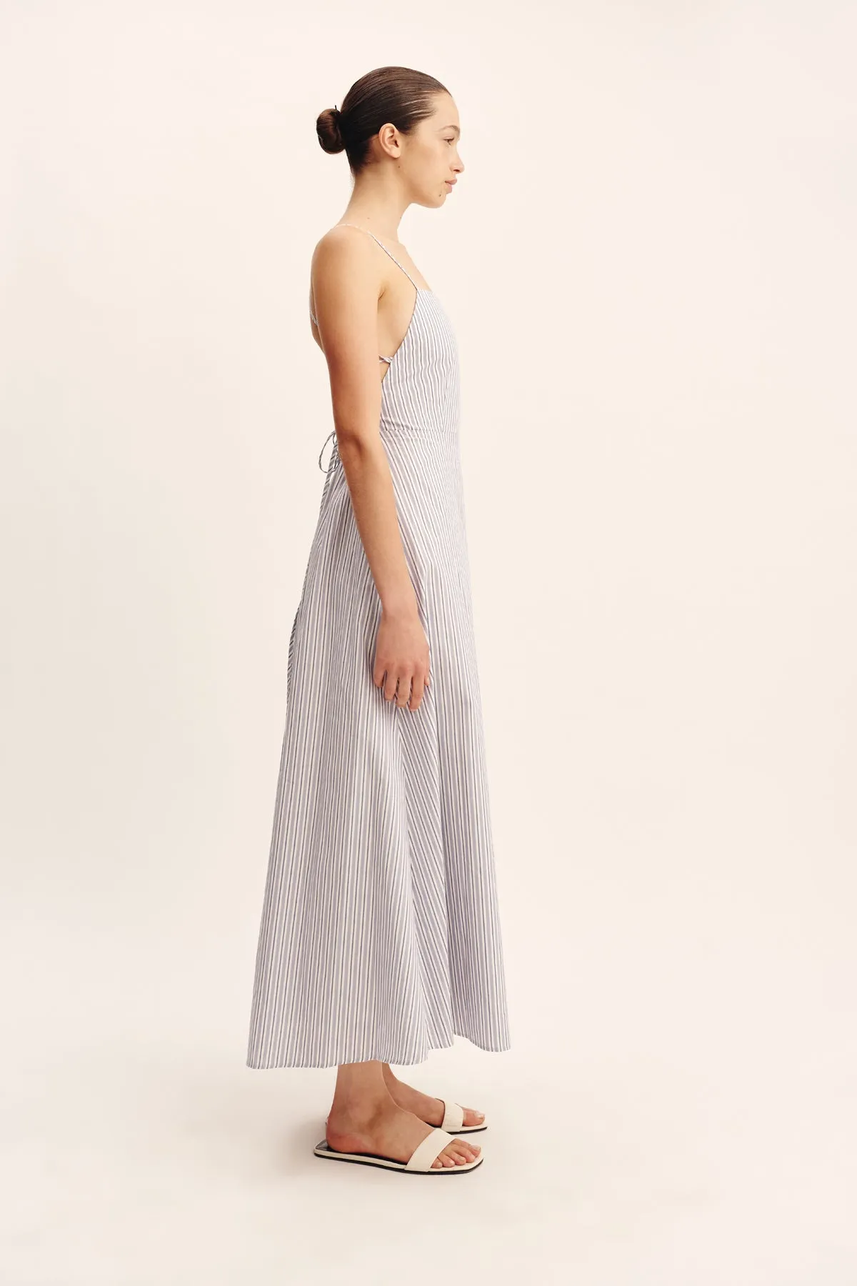 LORI DRESS - BLUE STRIPE sold by Posse product image thumbnail 4