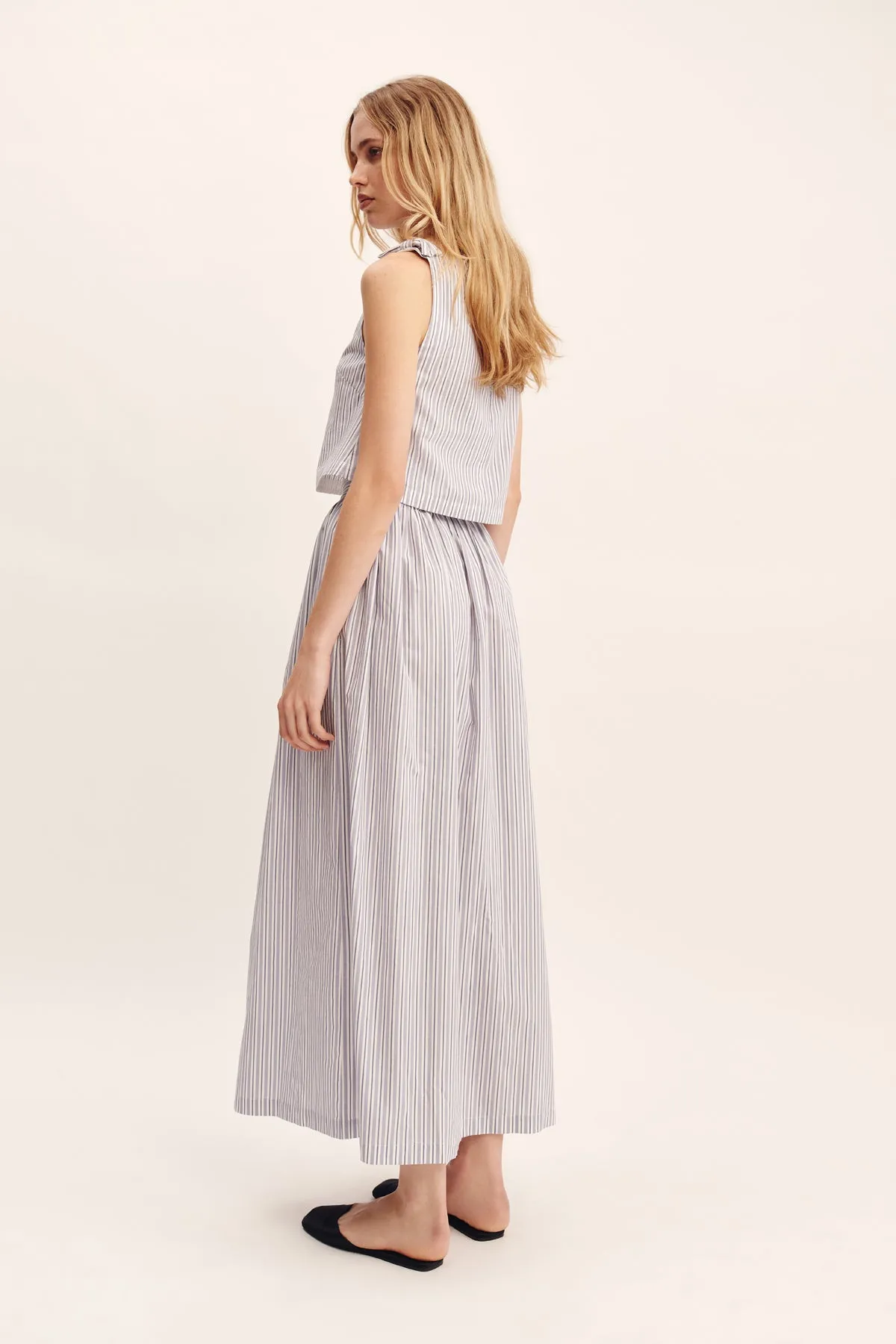 OSCAR SKIRT - BLUE STRIPE sold by Posse product image thumbnail 4