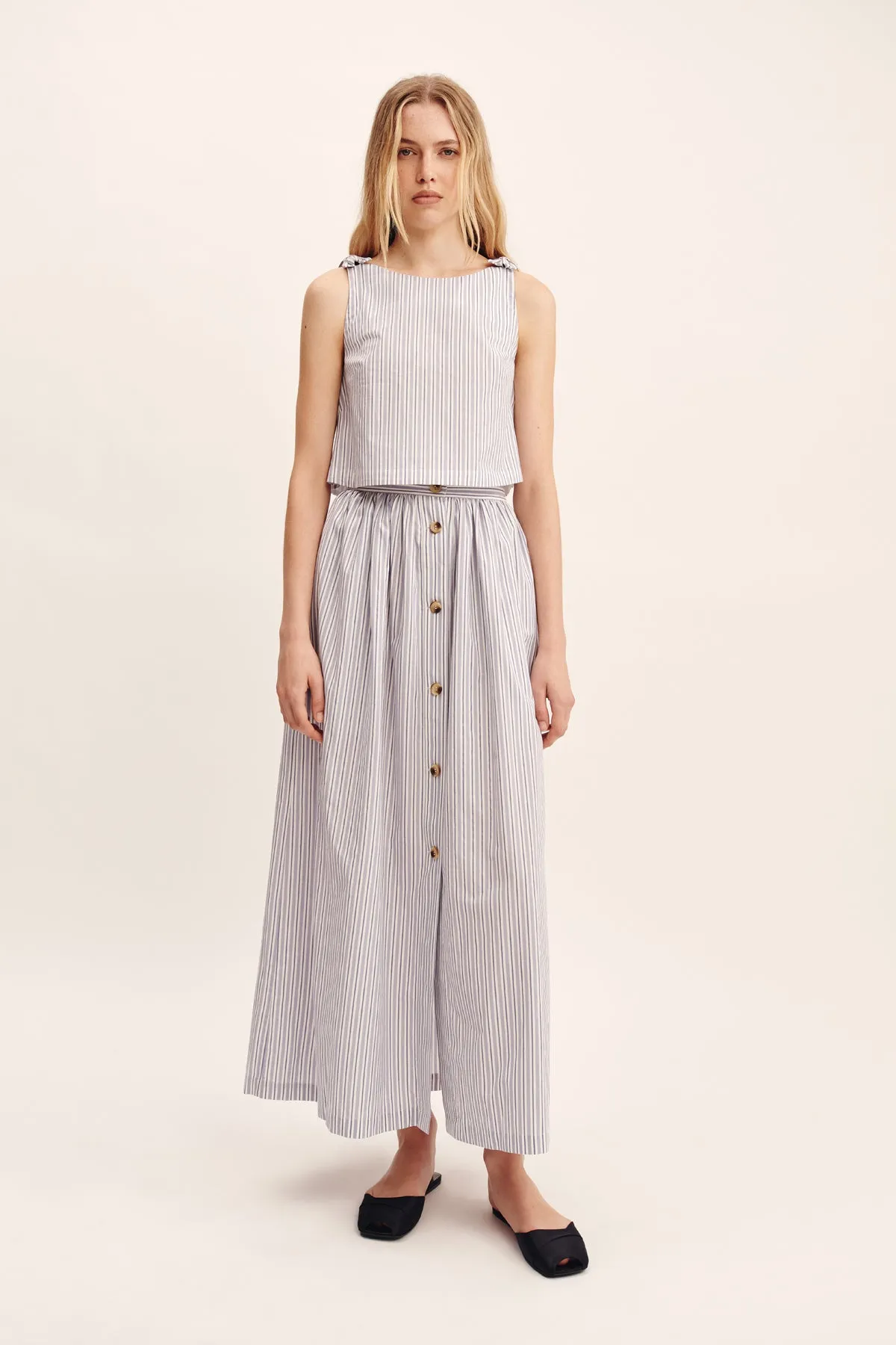 ROMEO TOP - BLUE STRIPE sold by Posse product image thumbnail 3