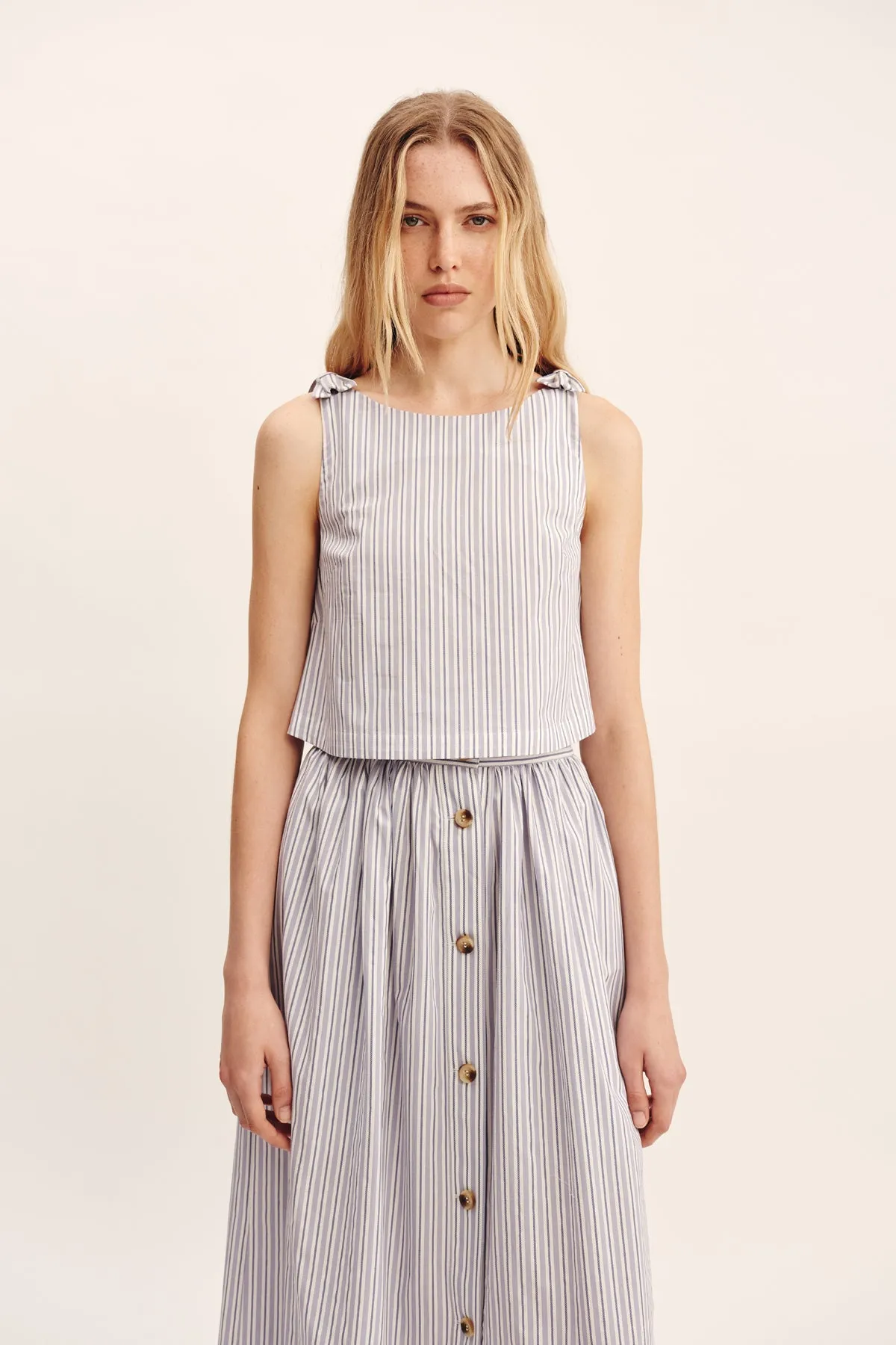 ROMEO TOP - BLUE STRIPE sold by Posse product image thumbnail 2