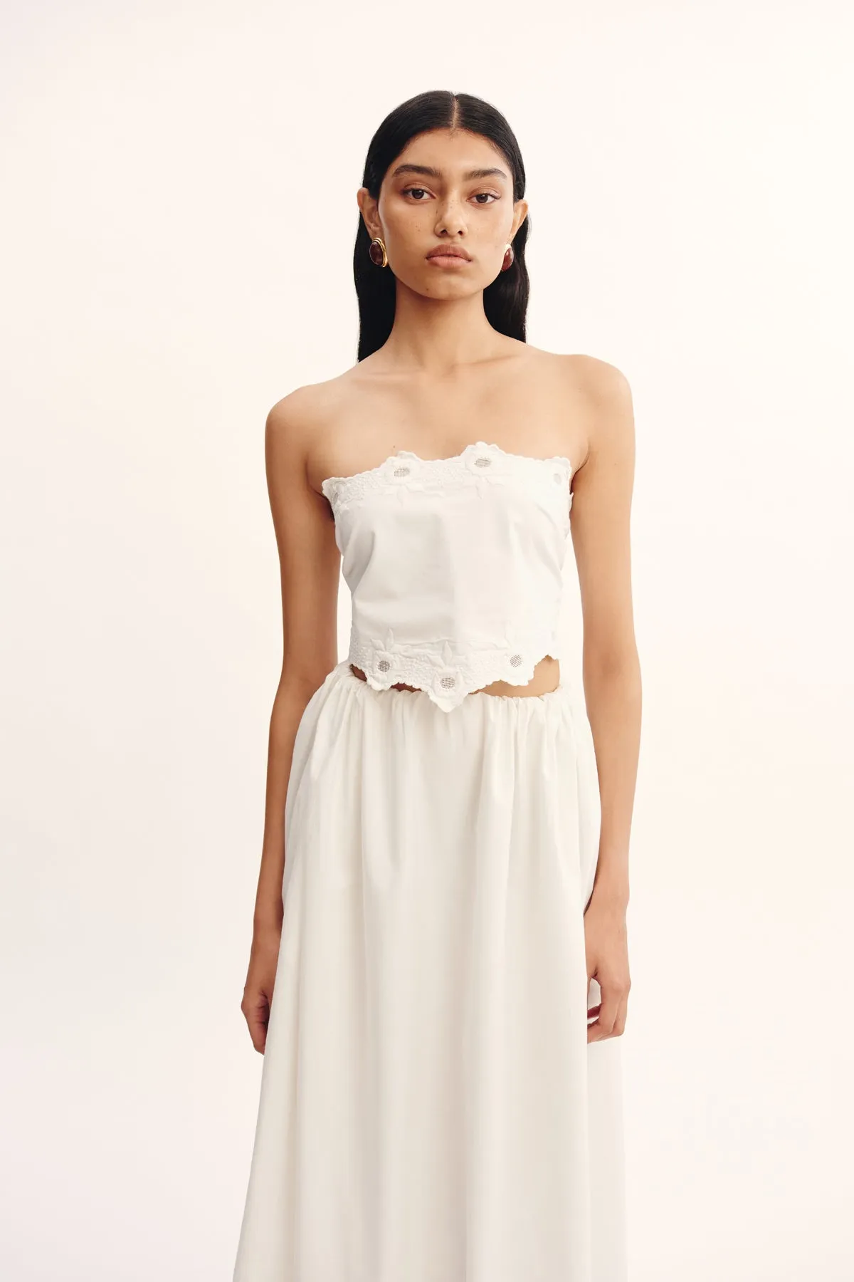 ANTOINETTE SKIRT - VINTAGE WHITE sold by Posse product image thumbnail 5