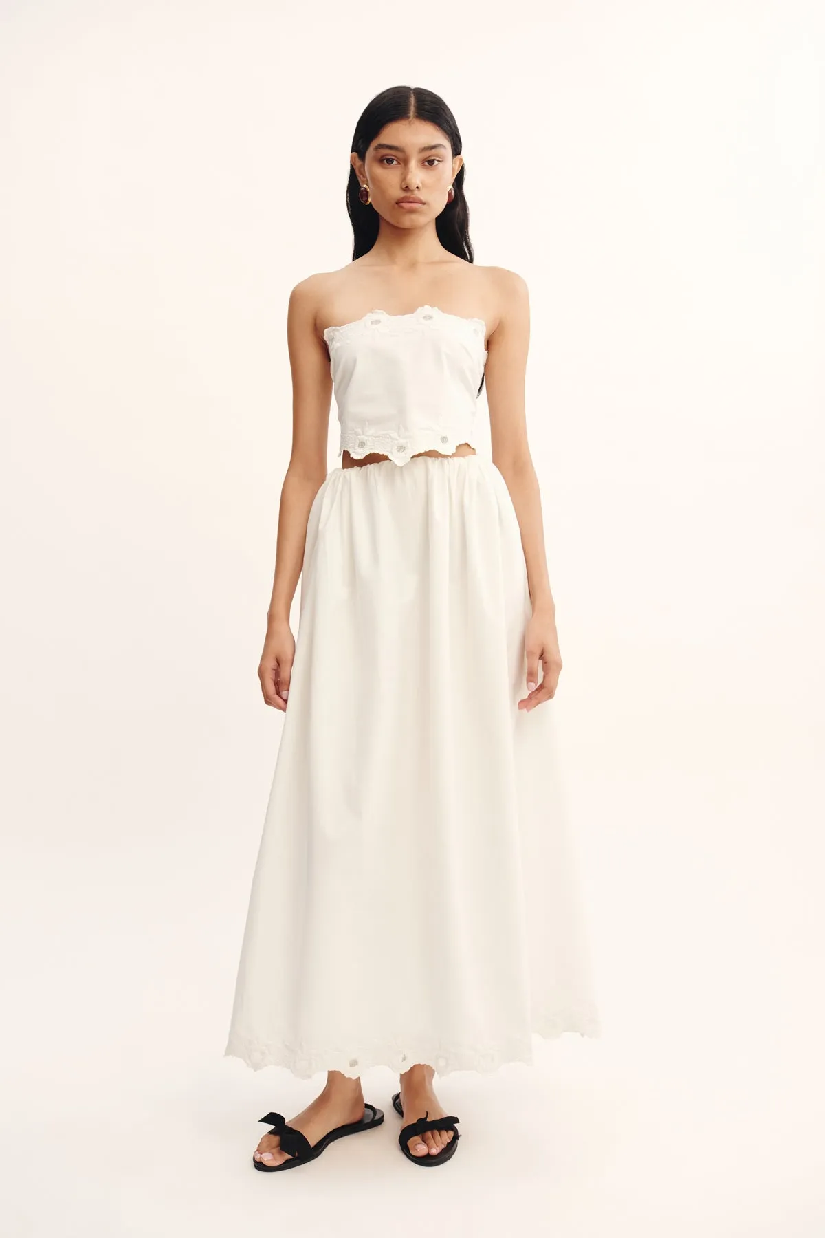 ANTOINETTE SKIRT - VINTAGE WHITE sold by Posse product image thumbnail 3