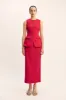 BONNIE PENCIL SKIRT - RED sold by Posse