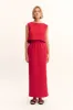 BONNIE PENCIL SKIRT - RED sold by Posse