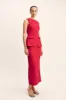 BONNIE PENCIL SKIRT - RED sold by Posse