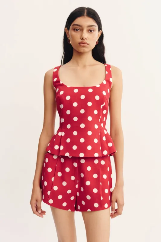 ROSALIE TOP - POLKA DOT sold by Posse