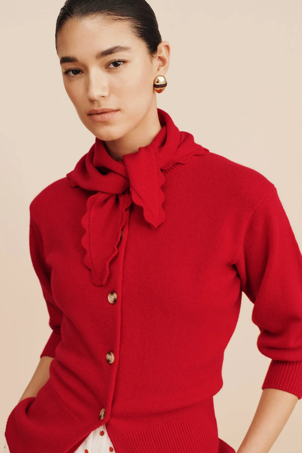 TERESA NECKERCHIEF - STRAWBERRY sold by Posse