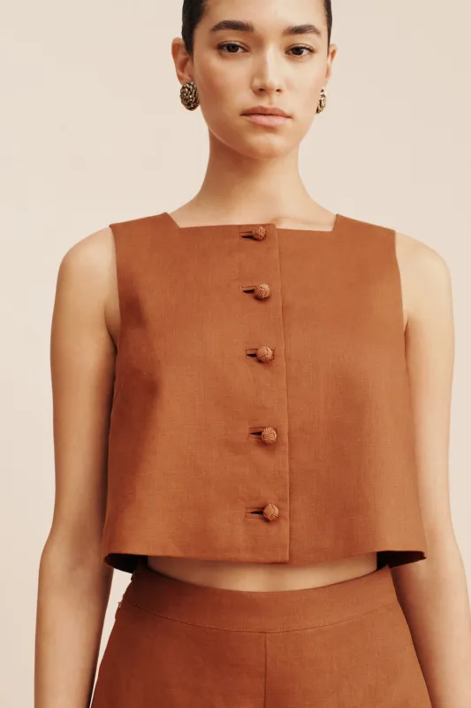 RIO TOP - CHESTNUT sold by Posse