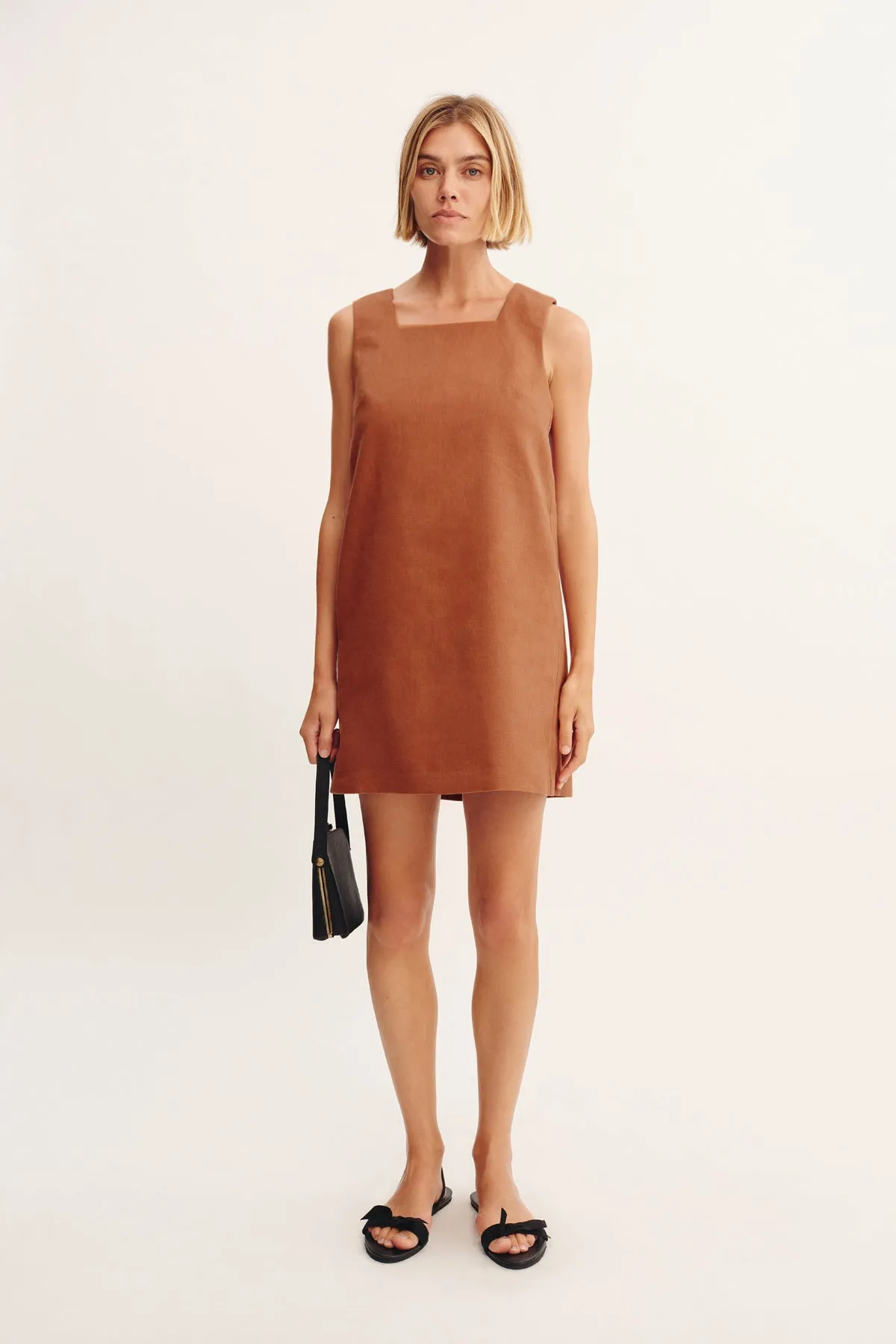 RIO SHIFT DRESS - CHESTNUT sold by Posse product image thumbnail 5