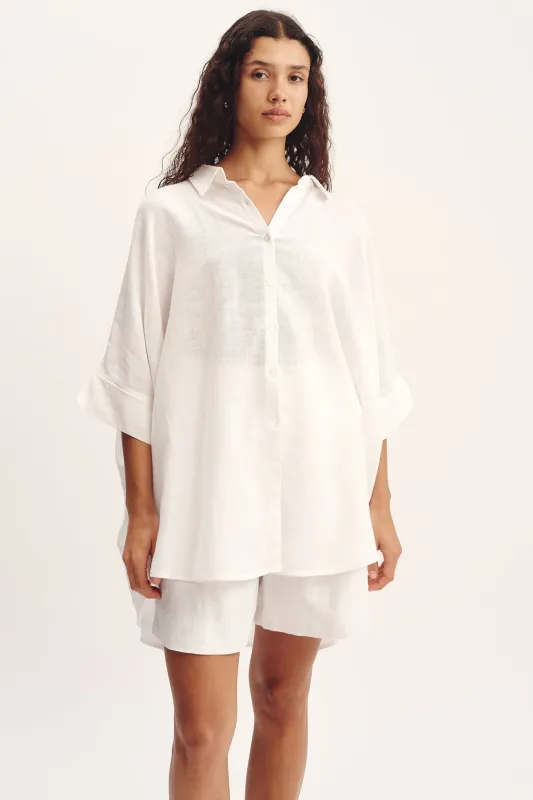 LULA SHIRT - IVORY sold by Posse