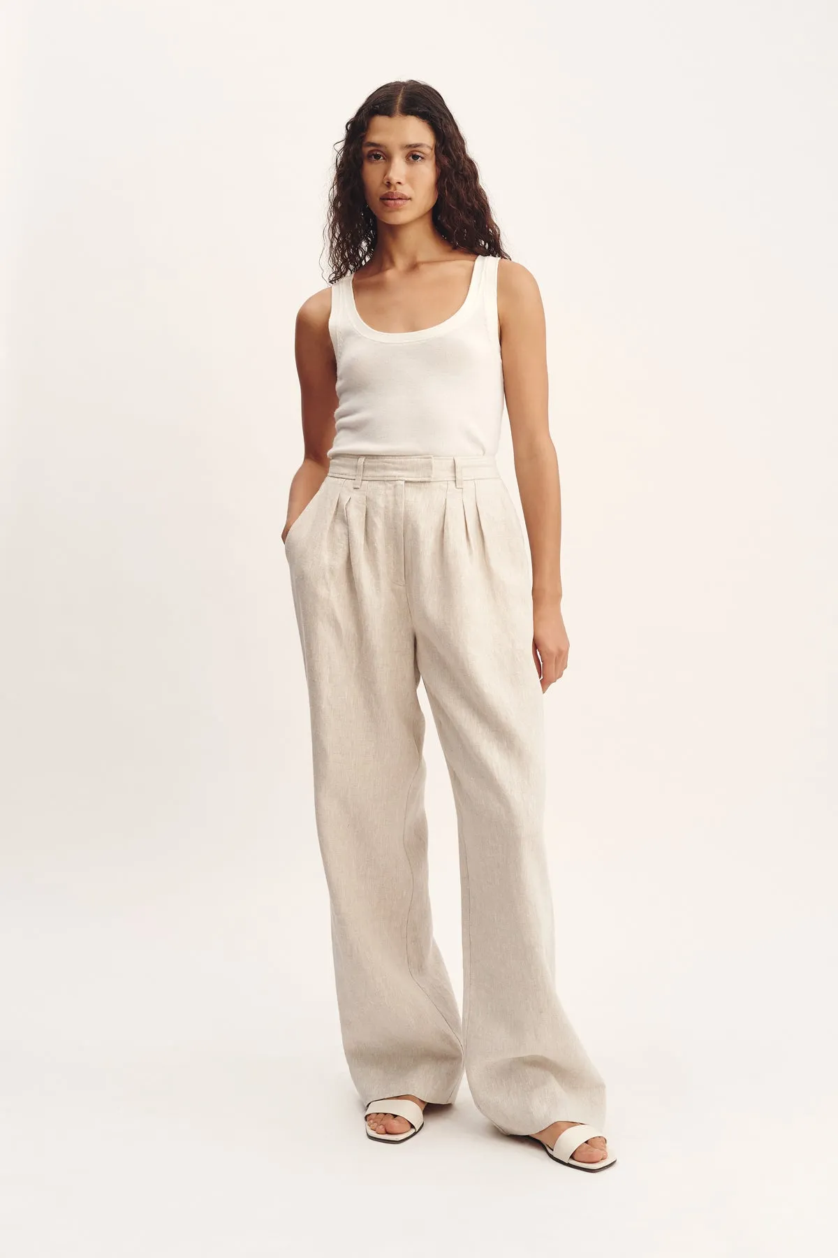 LOUIS TROUSER - NATURAL sold by Posse product image thumbnail 4