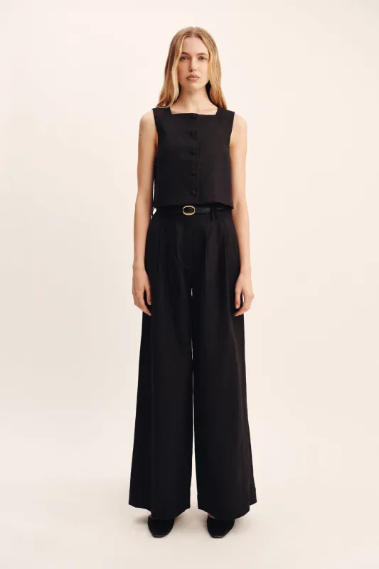 PARKER TROUSER - BLACK sold by Posse