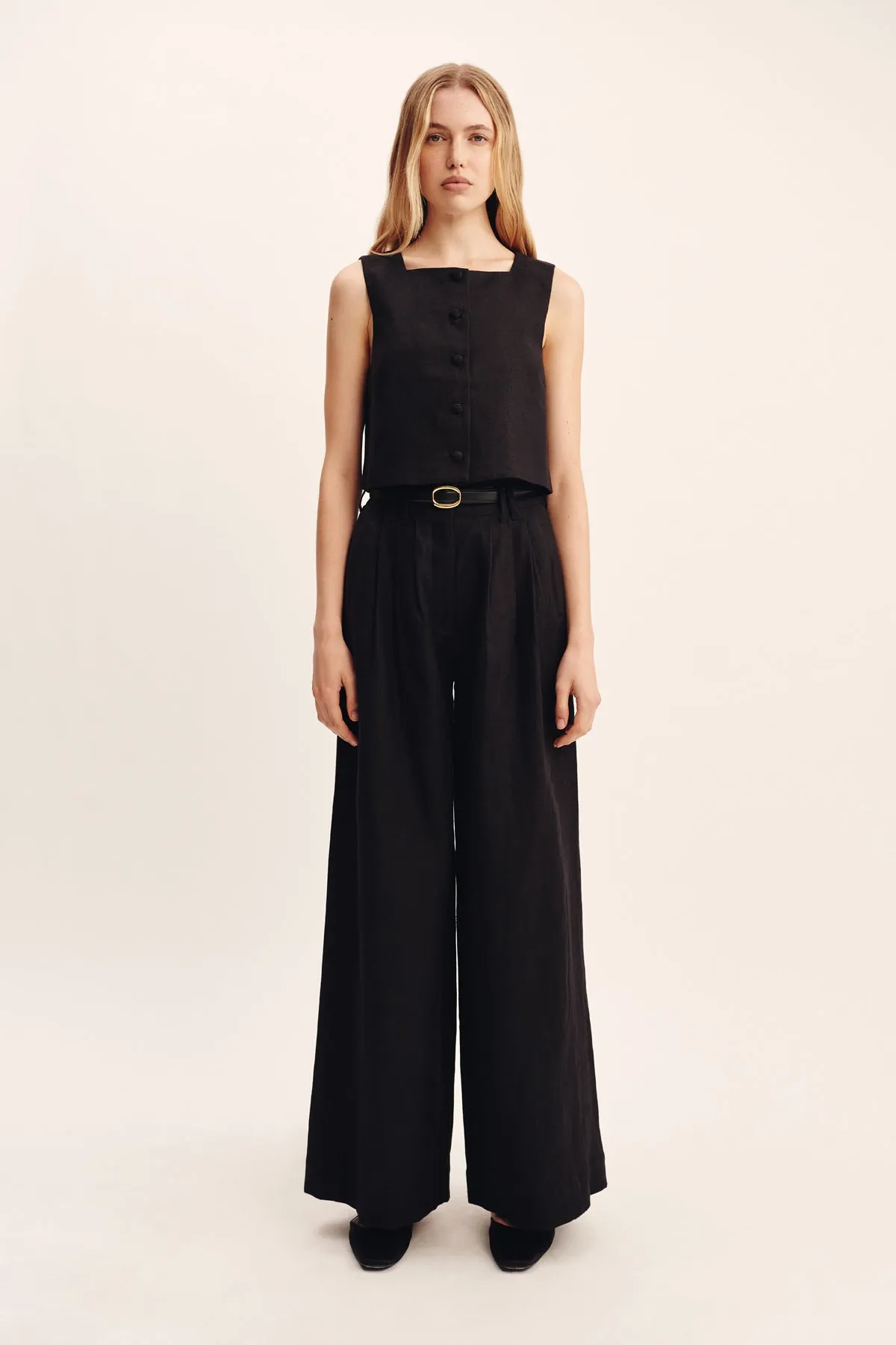 PARKER TROUSER - BLACK sold by Posse