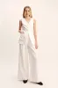 LORENZO TAILORED VEST - IVORY sold by Posse