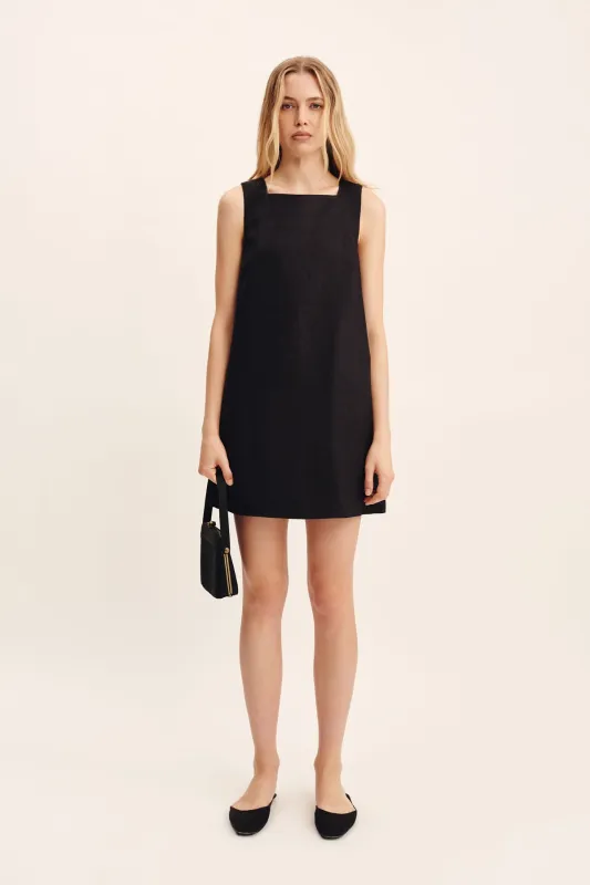 EMMA SHIFT DRESS - BLACK sold by Posse