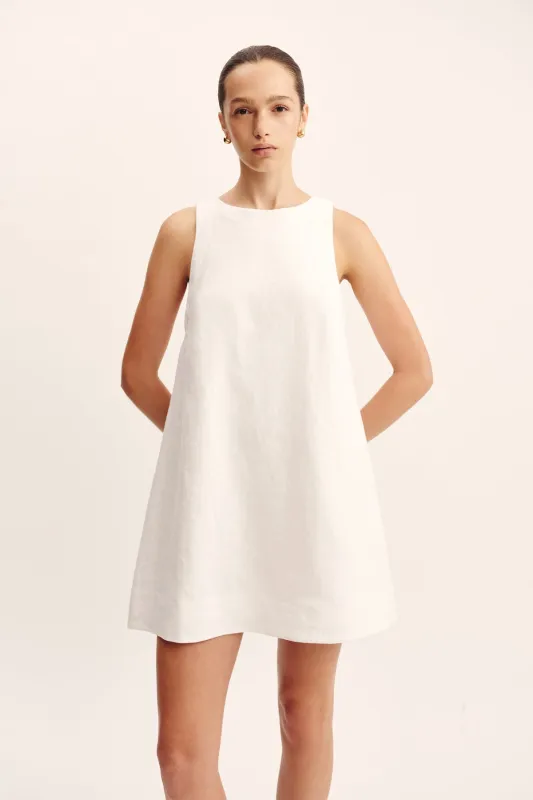 POPPY MINI DRESS - IVORY sold by Posse