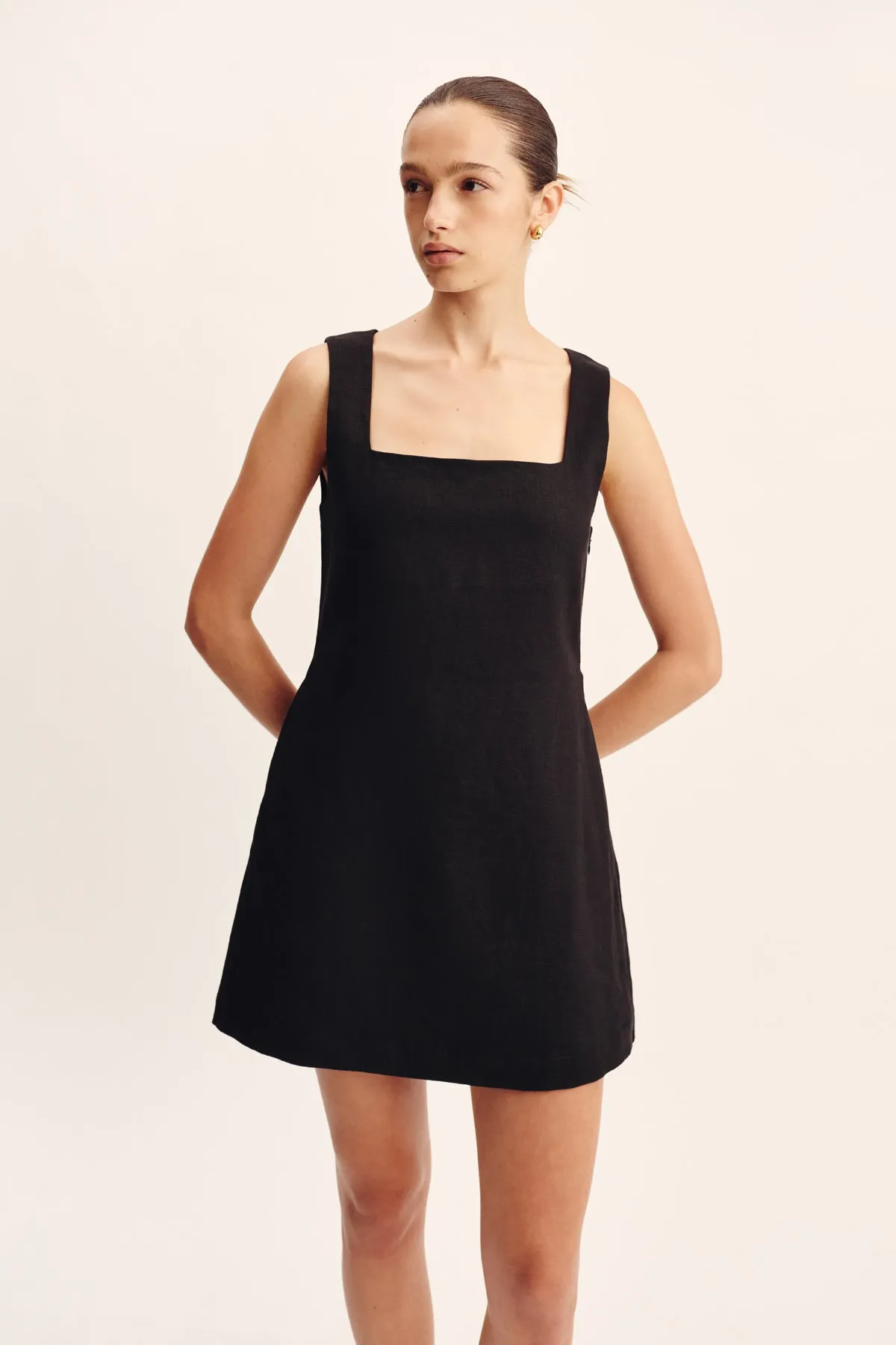 ALICE MINI DRESS - BLACK sold by Posse product image thumbnail 5