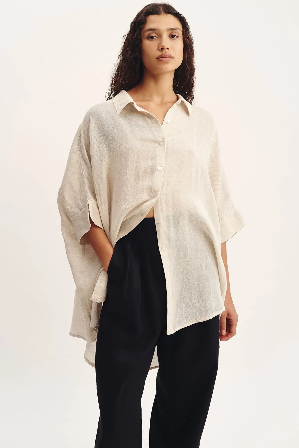 LULA SHIRT - NATURAL sold by Posse product image thumbnail 5