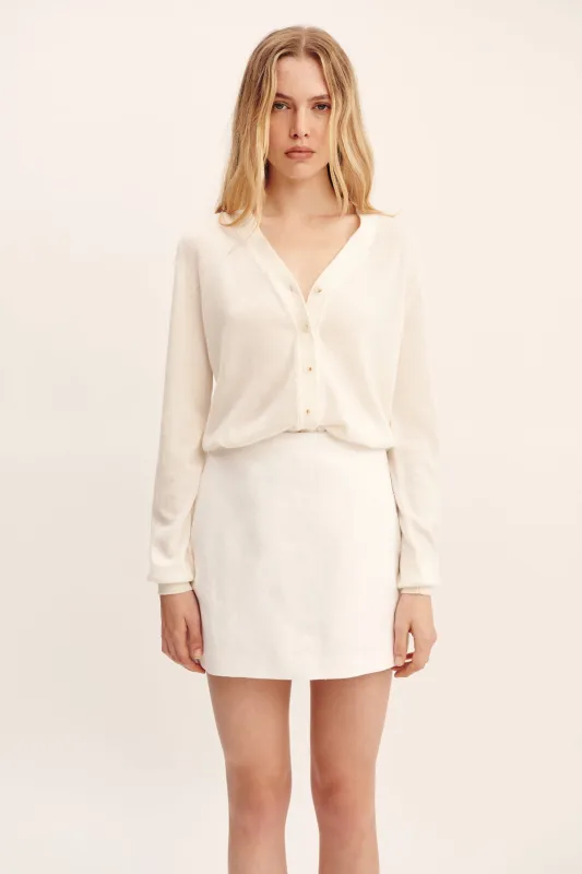 ALICE SKIRT - IVORY sold by Posse