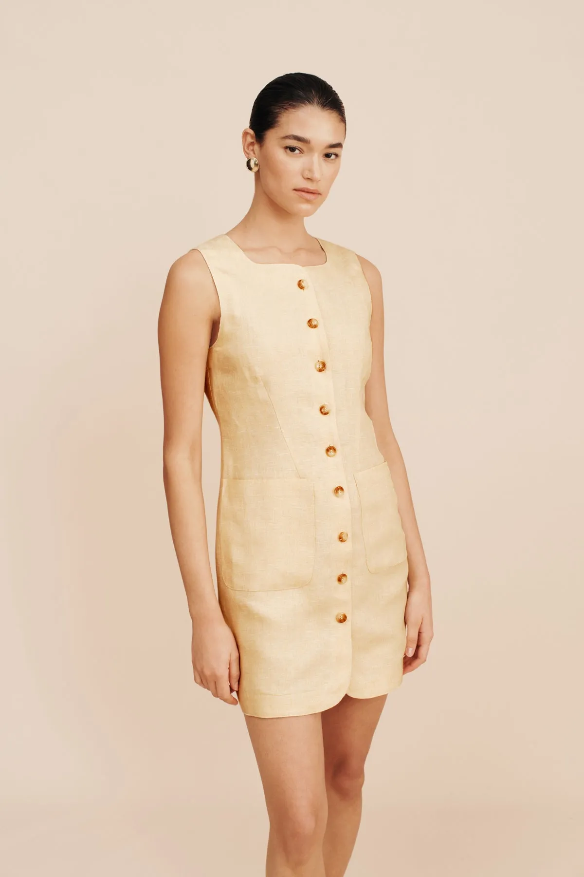EMMA BUTTON DOWN DRESS sold by Posse product image thumbnail 2