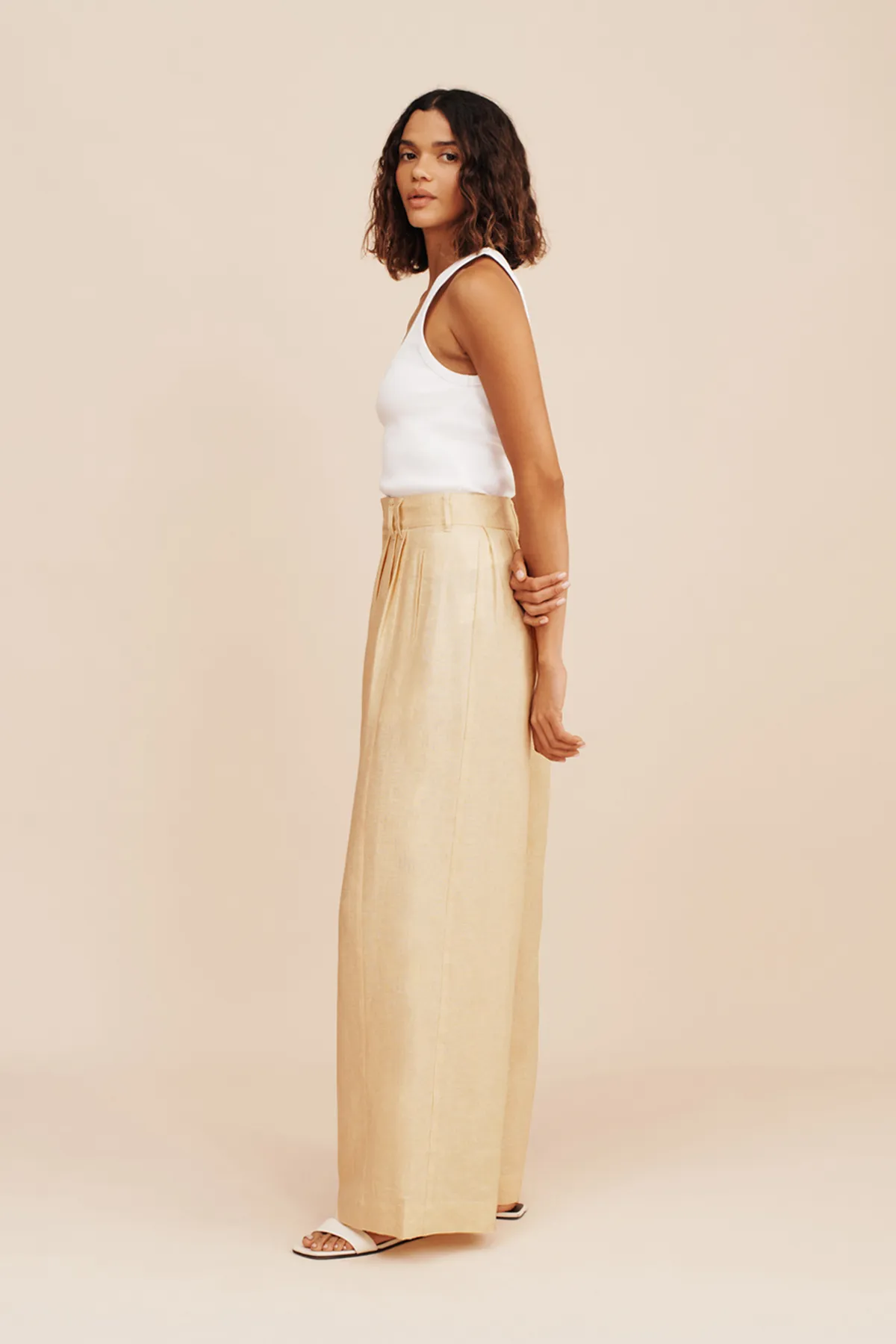 PARKER TROUSER - DUSTY CITRON sold by Posse product image thumbnail 4