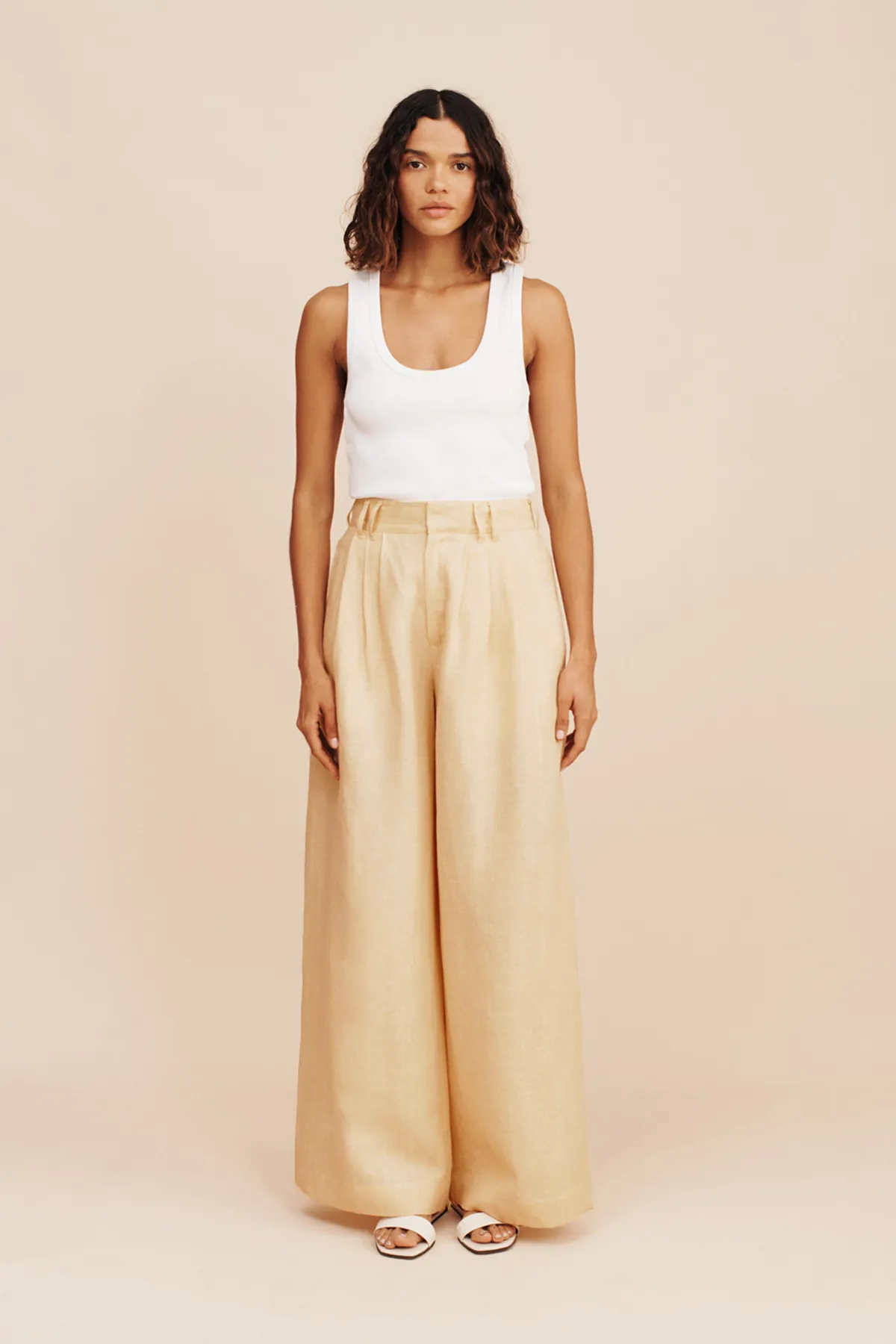 PARKER TROUSER - DUSTY CITRON sold by Posse product image thumbnail 3