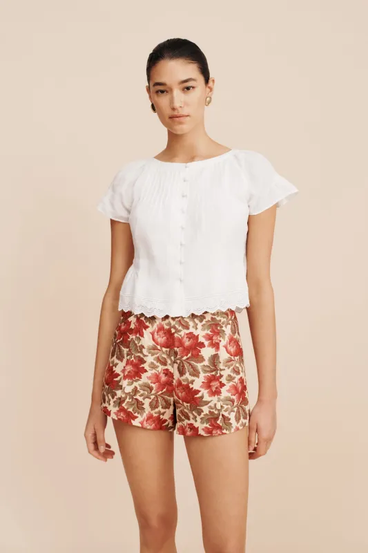 GRACE BLOUSE - VINTAGE WHITE sold by Posse