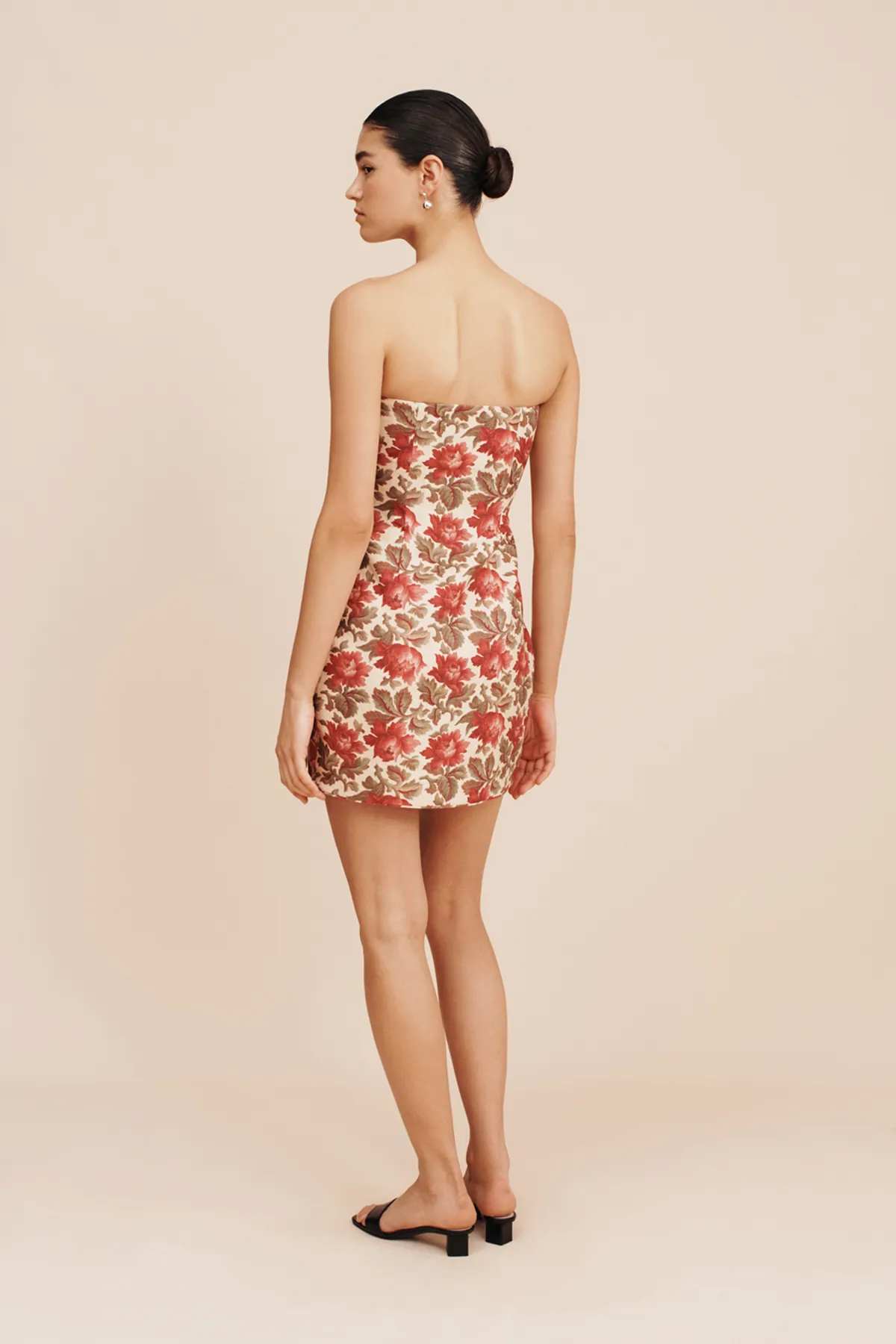 ROSALIE STRAPLESS MINI DRESS - ROSE BUD sold by Posse product image thumbnail 2