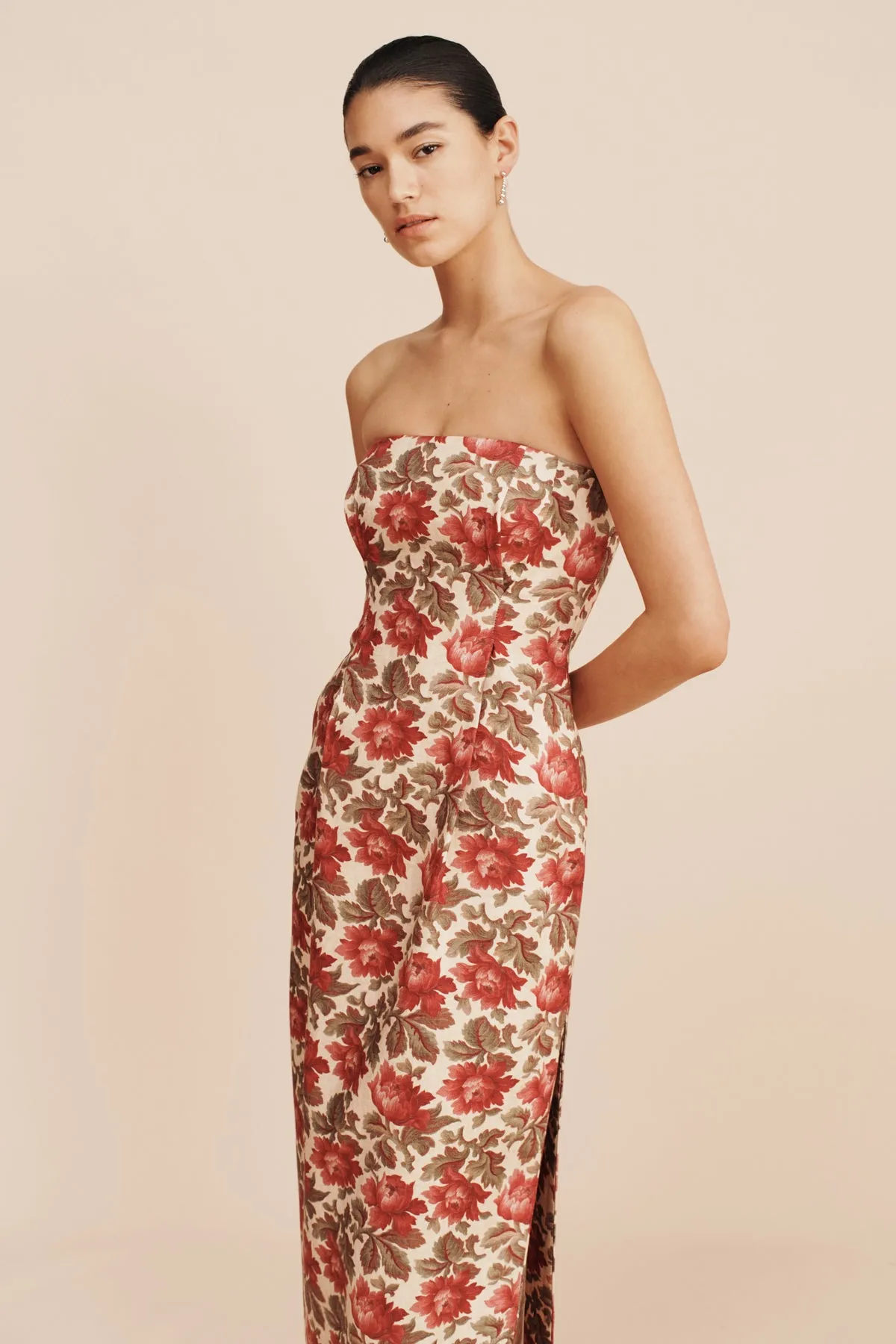 ROSALIE STRAPLESS DRESS - ROSE BUD sold by Posse product image thumbnail 4