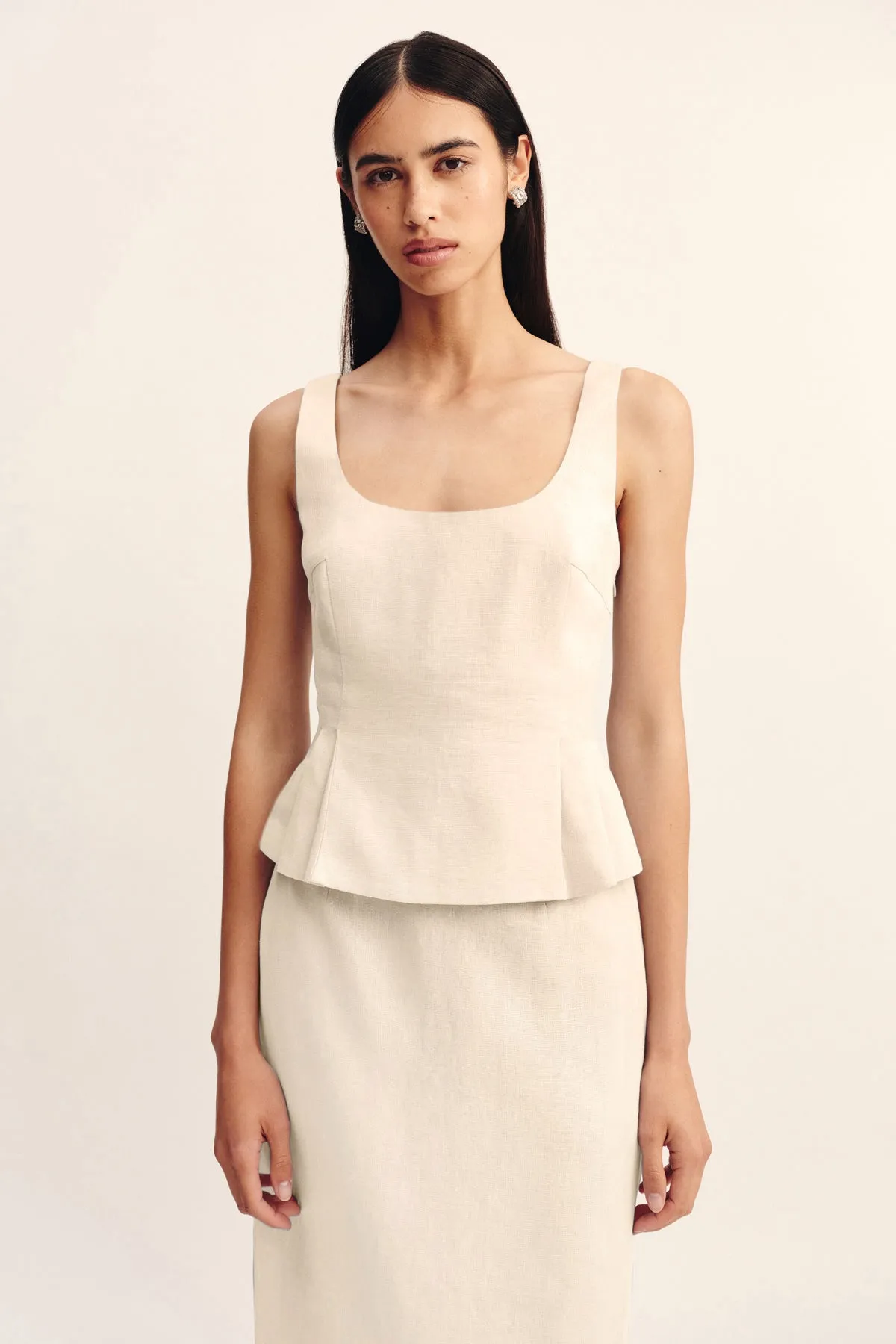 ROSALIE TOP - CREAM sold by Posse