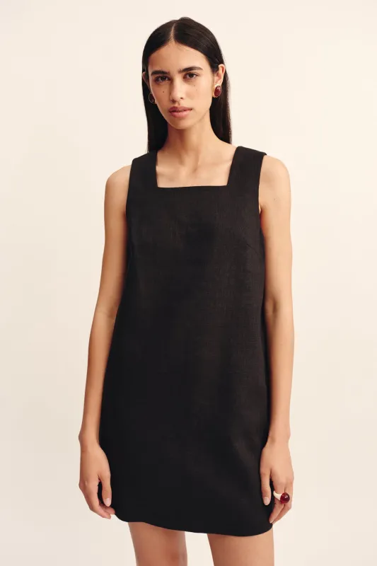 RIO SHIFT DRESS - BLACK sold by Posse