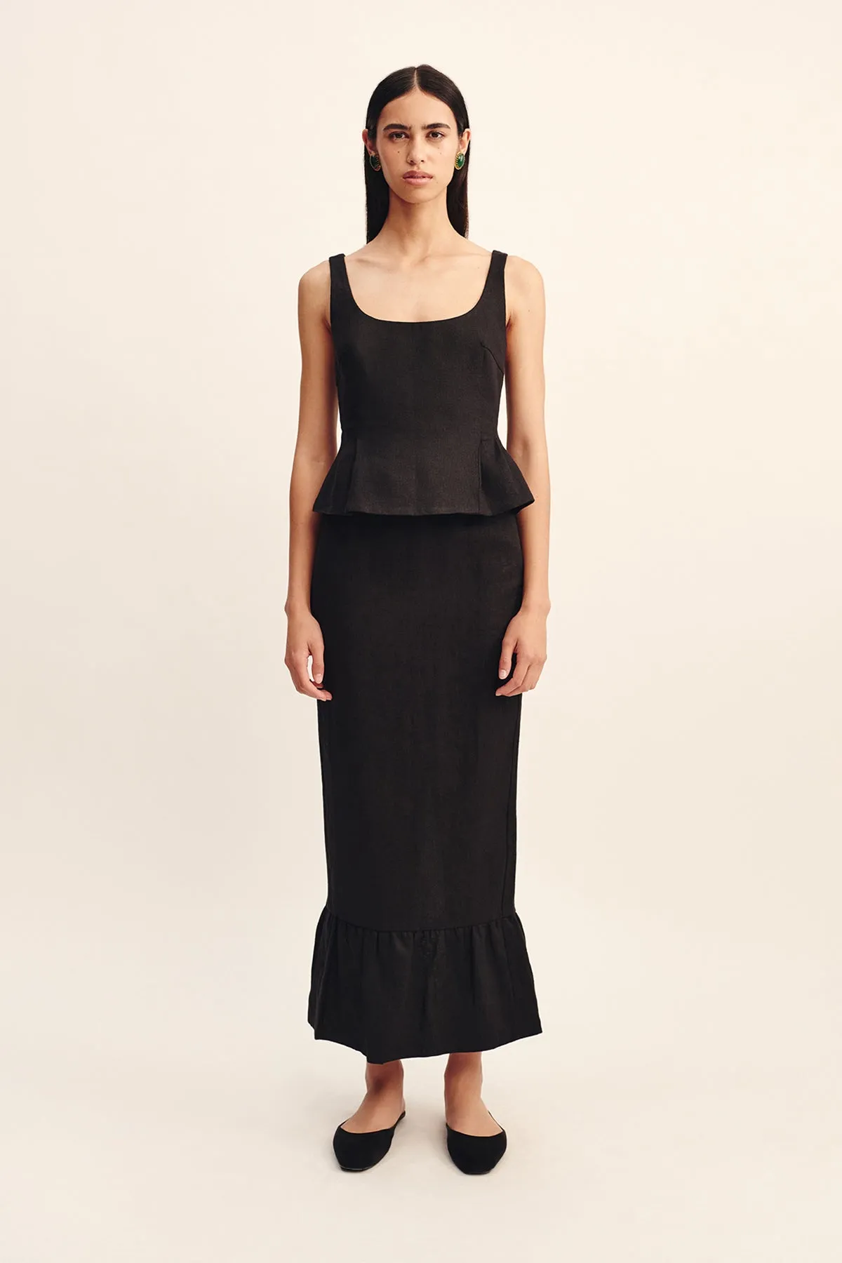 ROSALIE TOP - BLACK sold by Posse