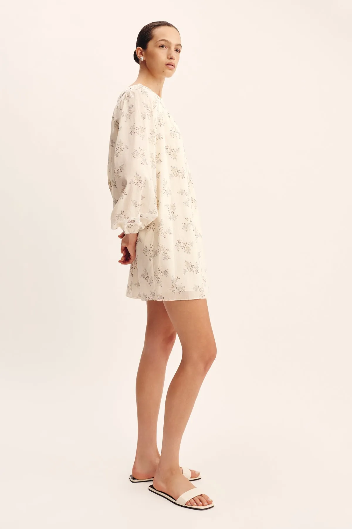 ELODIE DRESS - BLUE BLOOMS sold by Posse product image thumbnail 4