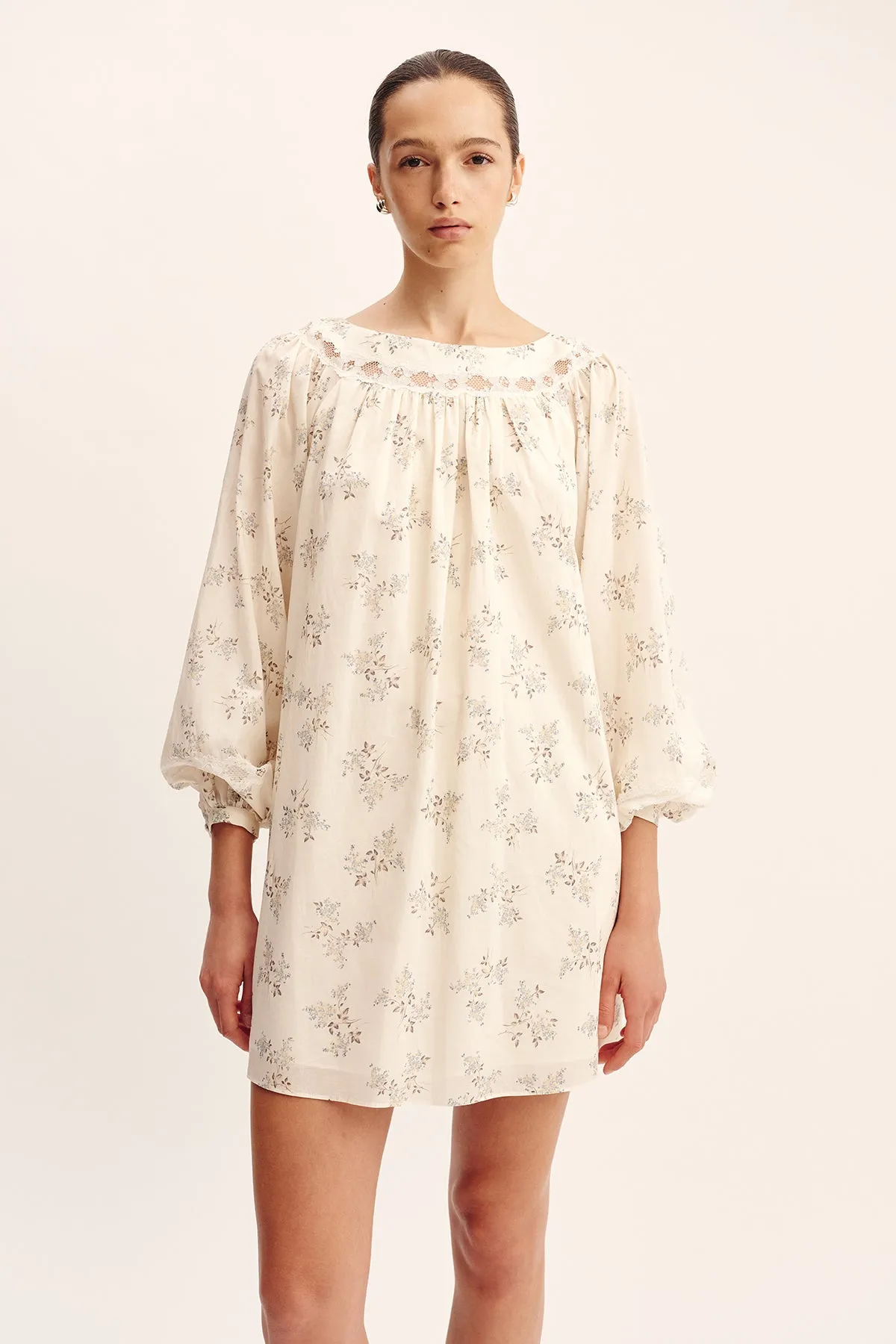 ELODIE DRESS - BLUE BLOOMS sold by Posse product image thumbnail 3