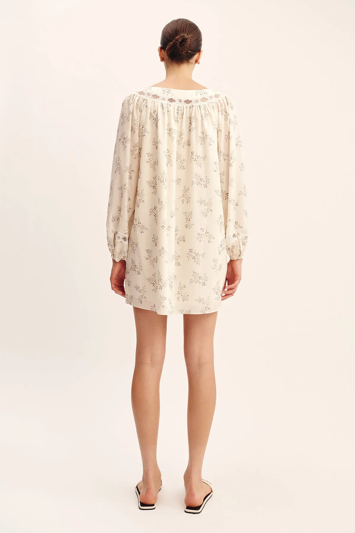 ELODIE DRESS - BLUE BLOOMS sold by Posse product image thumbnail 5