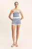 ARI SHORT - BLUE STRIPE sold by Posse