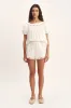 MARILYN SHORT - VINTAGE WHITE sold by Posse