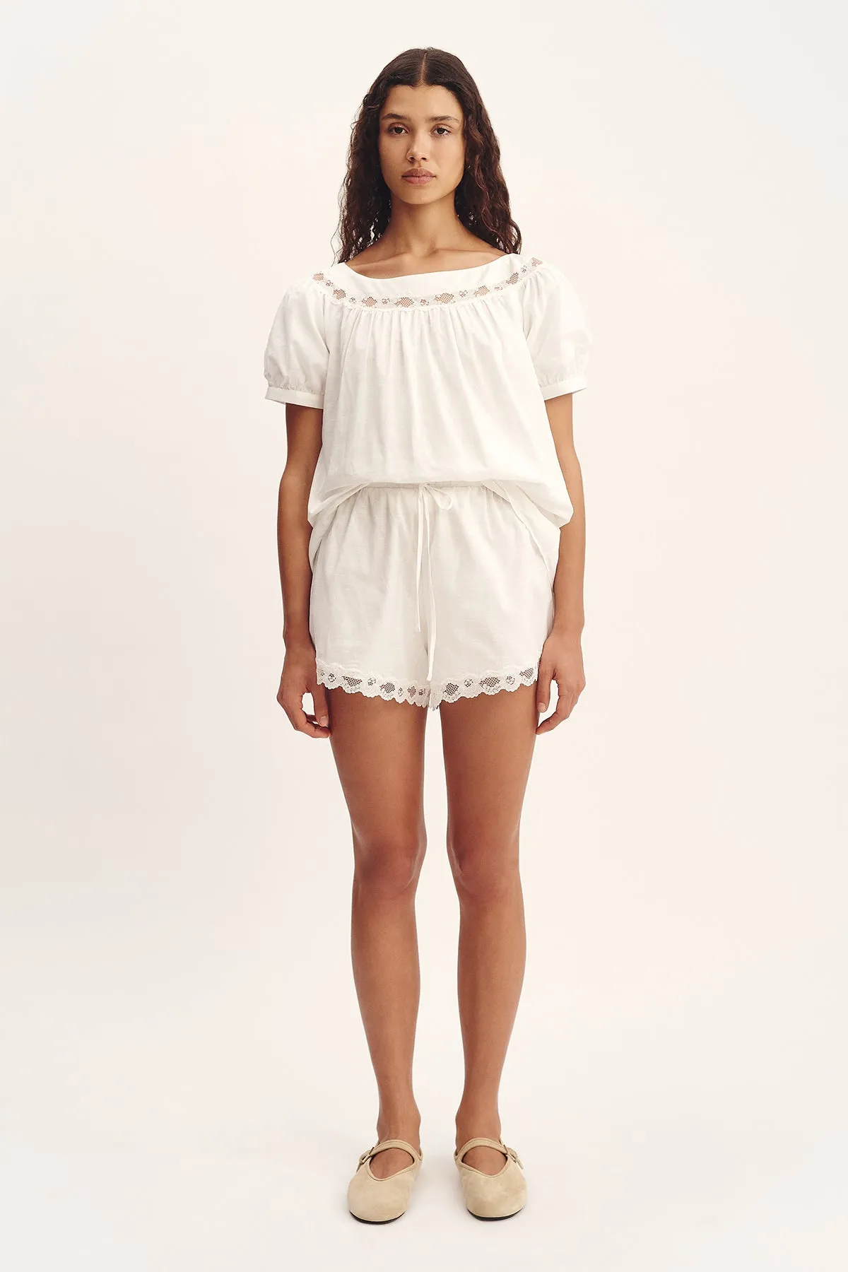 MARILYN SHORT - VINTAGE WHITE sold by Posse product image thumbnail 5